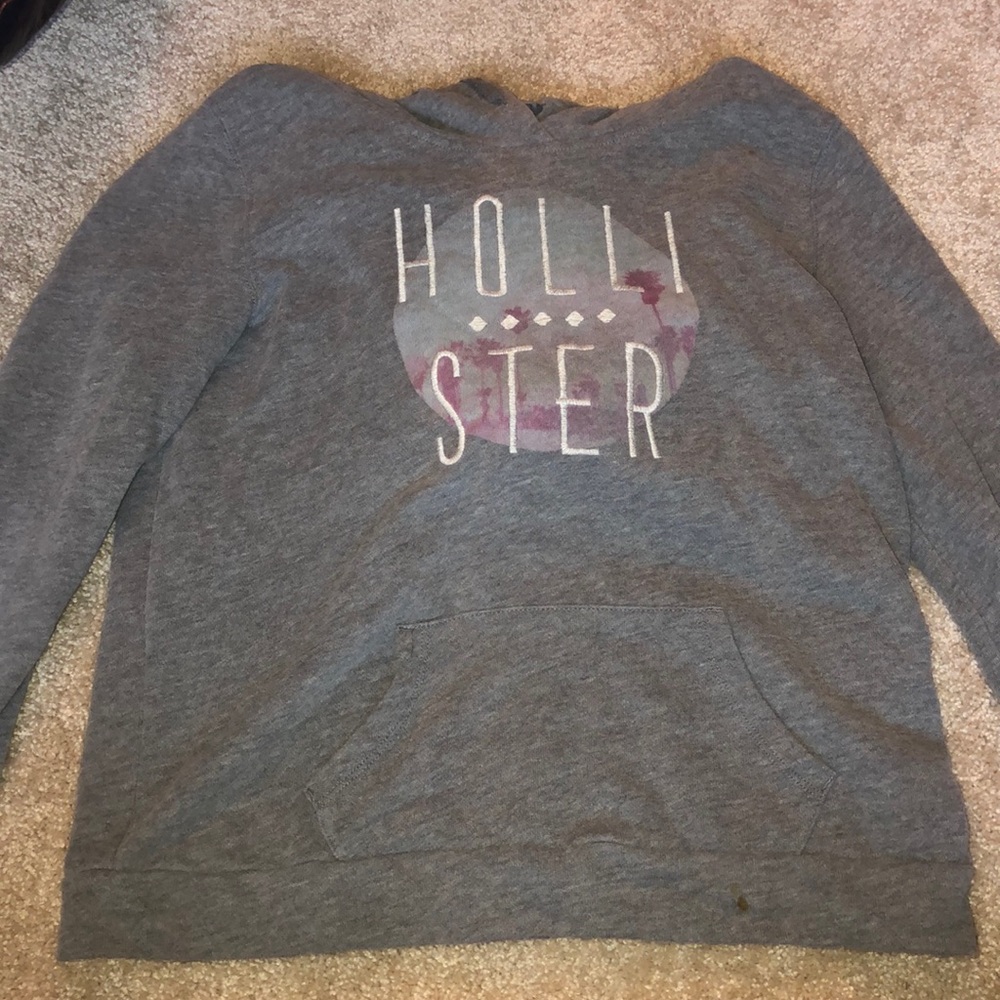 Hollister logo hoodie